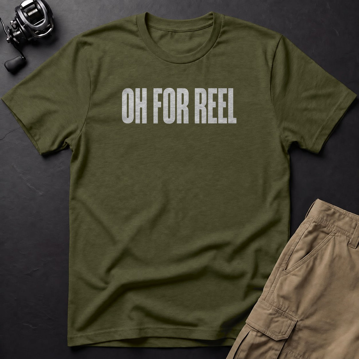 Oh for Reel T-Shirt — Sage