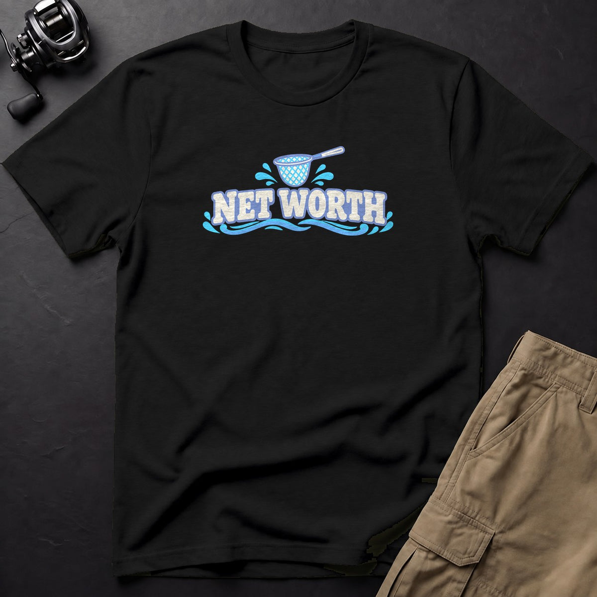 Net Worth T-Shirt — Black