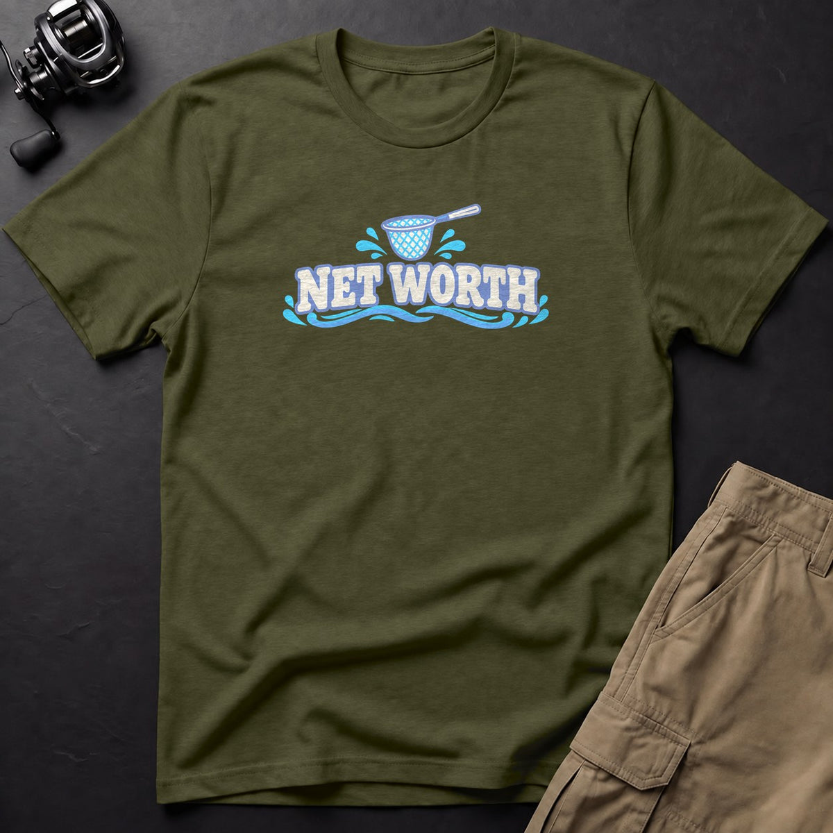 Net Worth T-Shirt — Sage