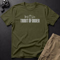 Trout of Order T-Shirt — Sage