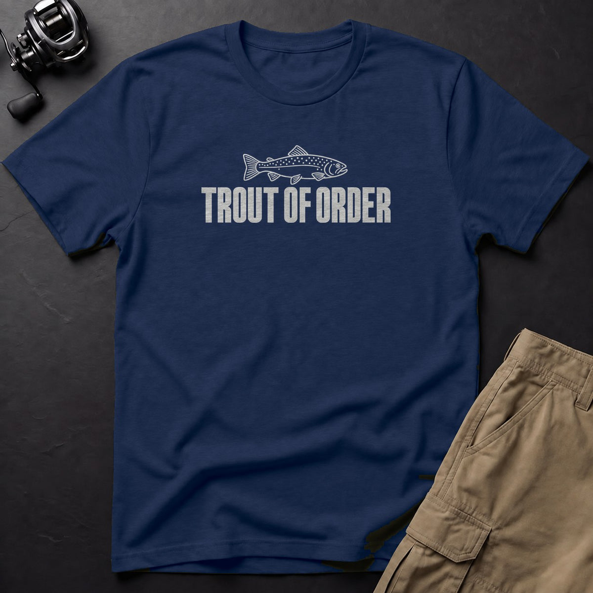 Trout of Order T-Shirt — True Navy