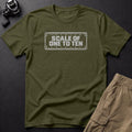 Scale of One to Ten T-Shirt — Sage