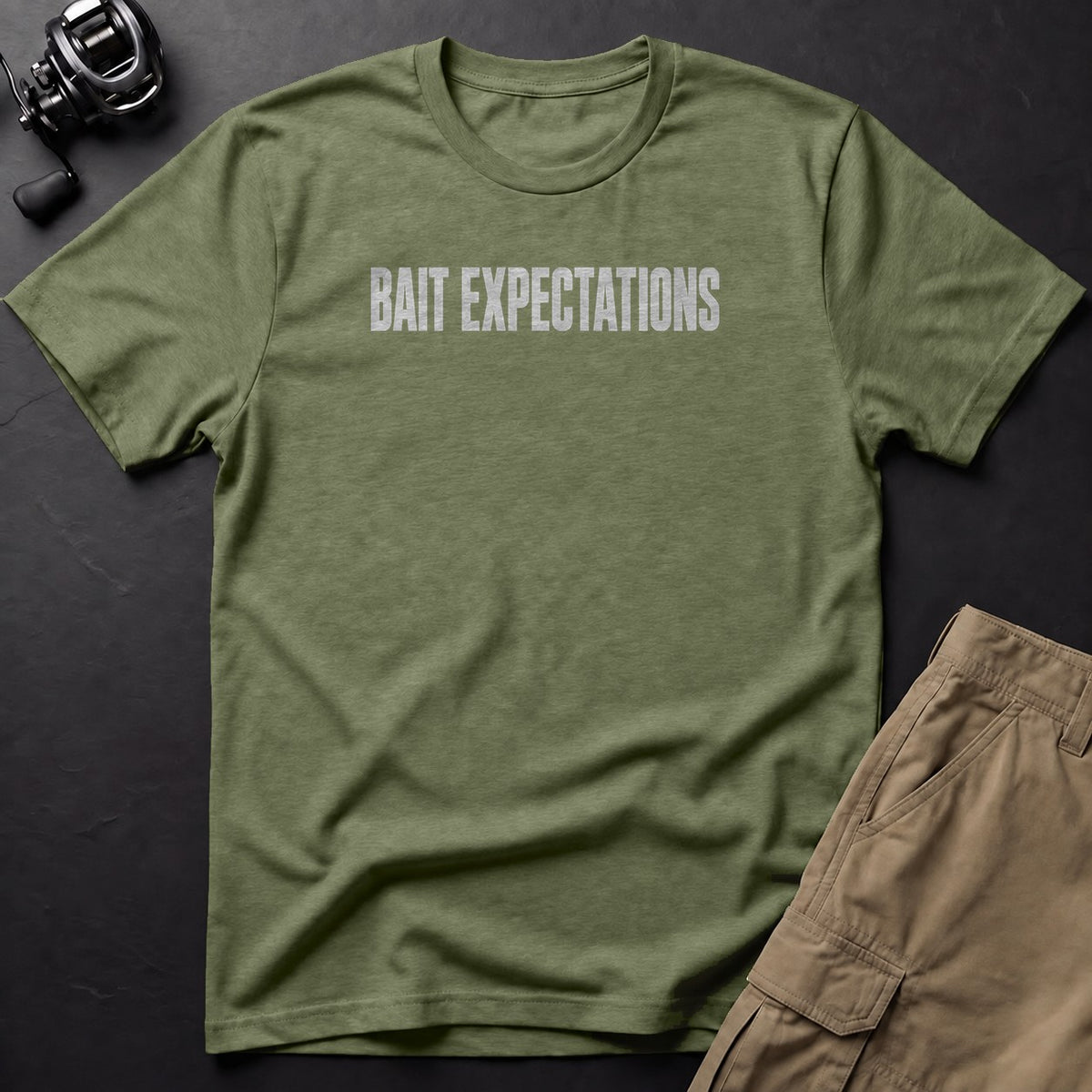 Bait Expectations T-Shirt — Moss