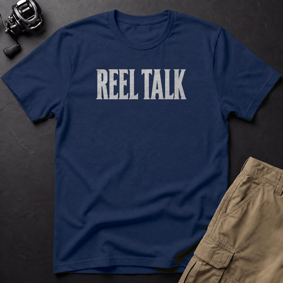 Reel Talk T-Shirt — True Navy