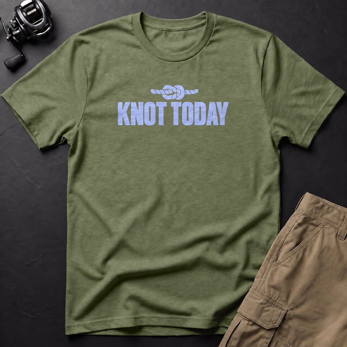 Knot Today T-Shirt — Moss