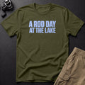 A Rod Day at the Lake T-Shirt — Sage