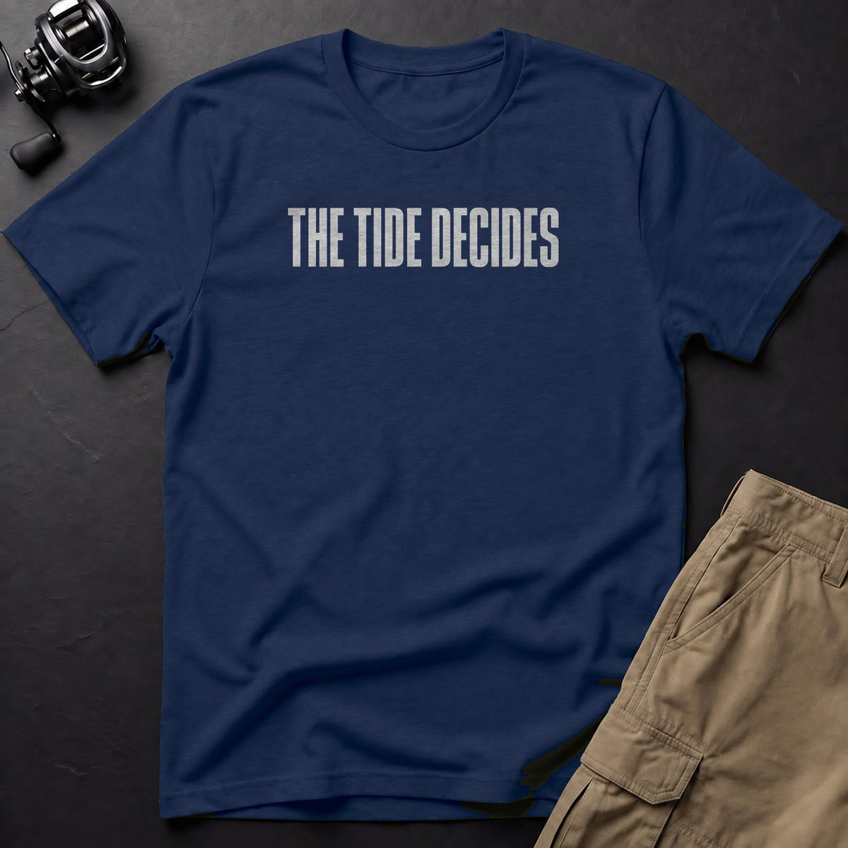 The Tide Decides T-Shirt — True Navy