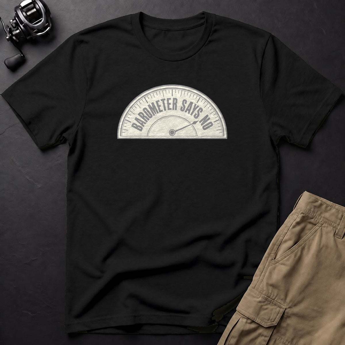Barometer Says No T-Shirt — Black