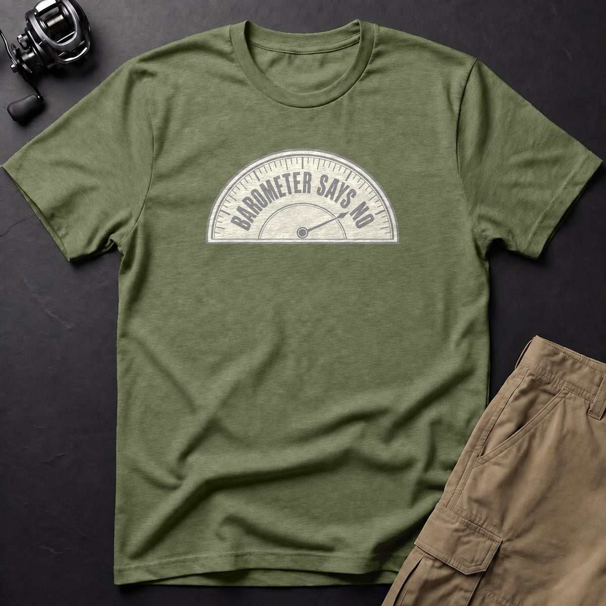 Barometer Says No T-Shirt — Moss