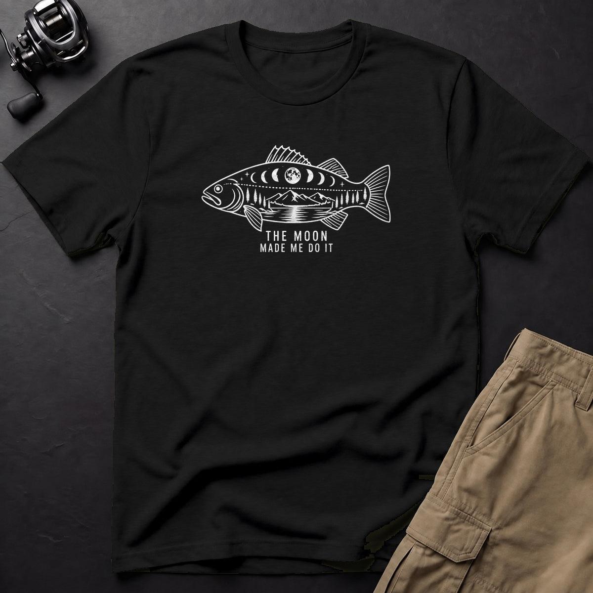 The Moon Made Me Do It T-Shirt — Black
