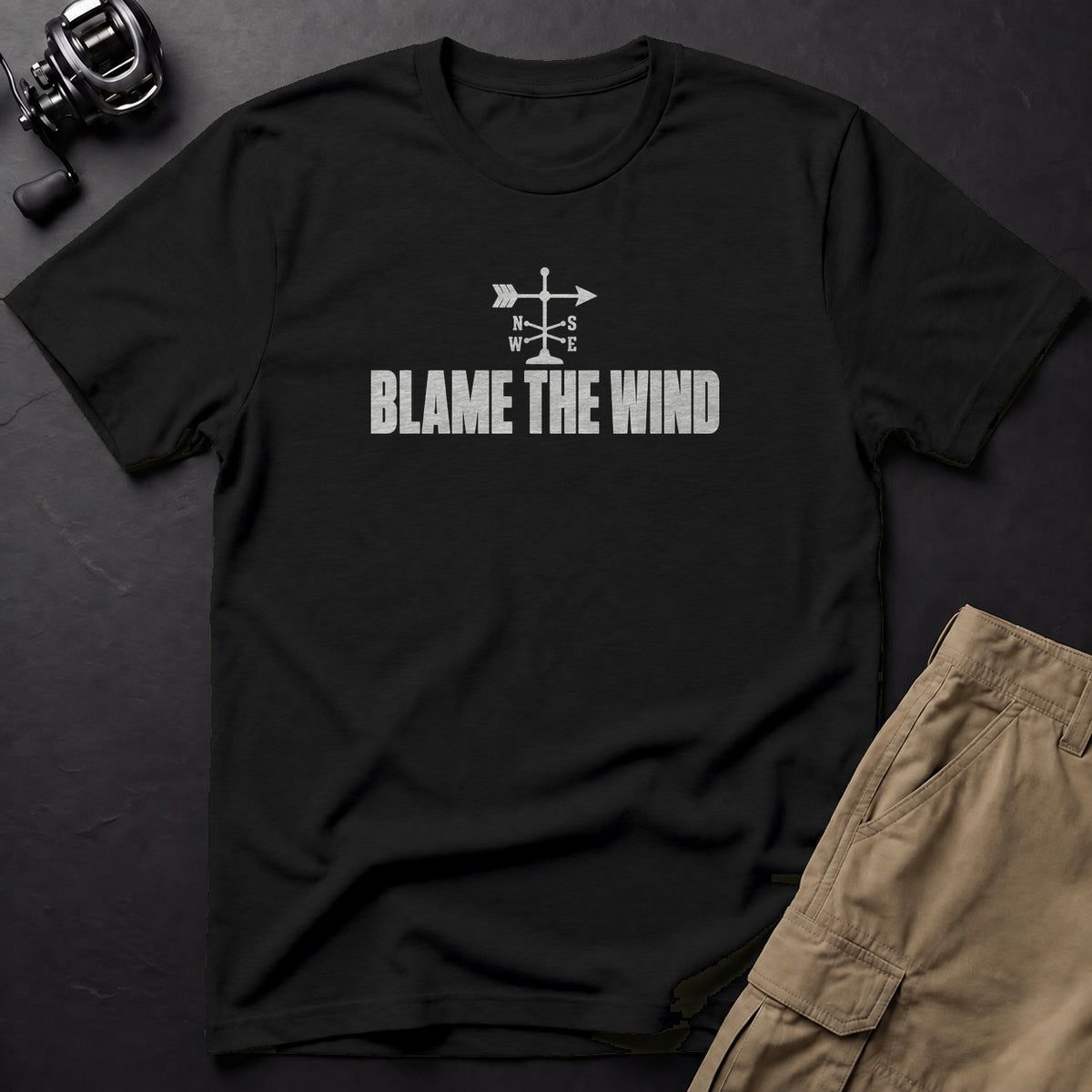 Blame the Wind T-Shirt — Black