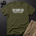 The Ramp Line Starts at Four T-Shirt — Sage