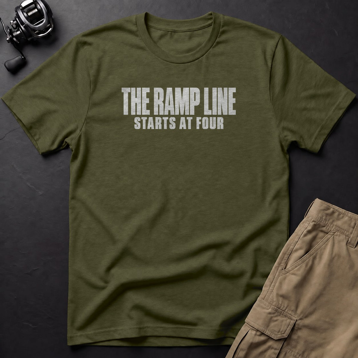 The Ramp Line Starts at Four T-Shirt — Sage