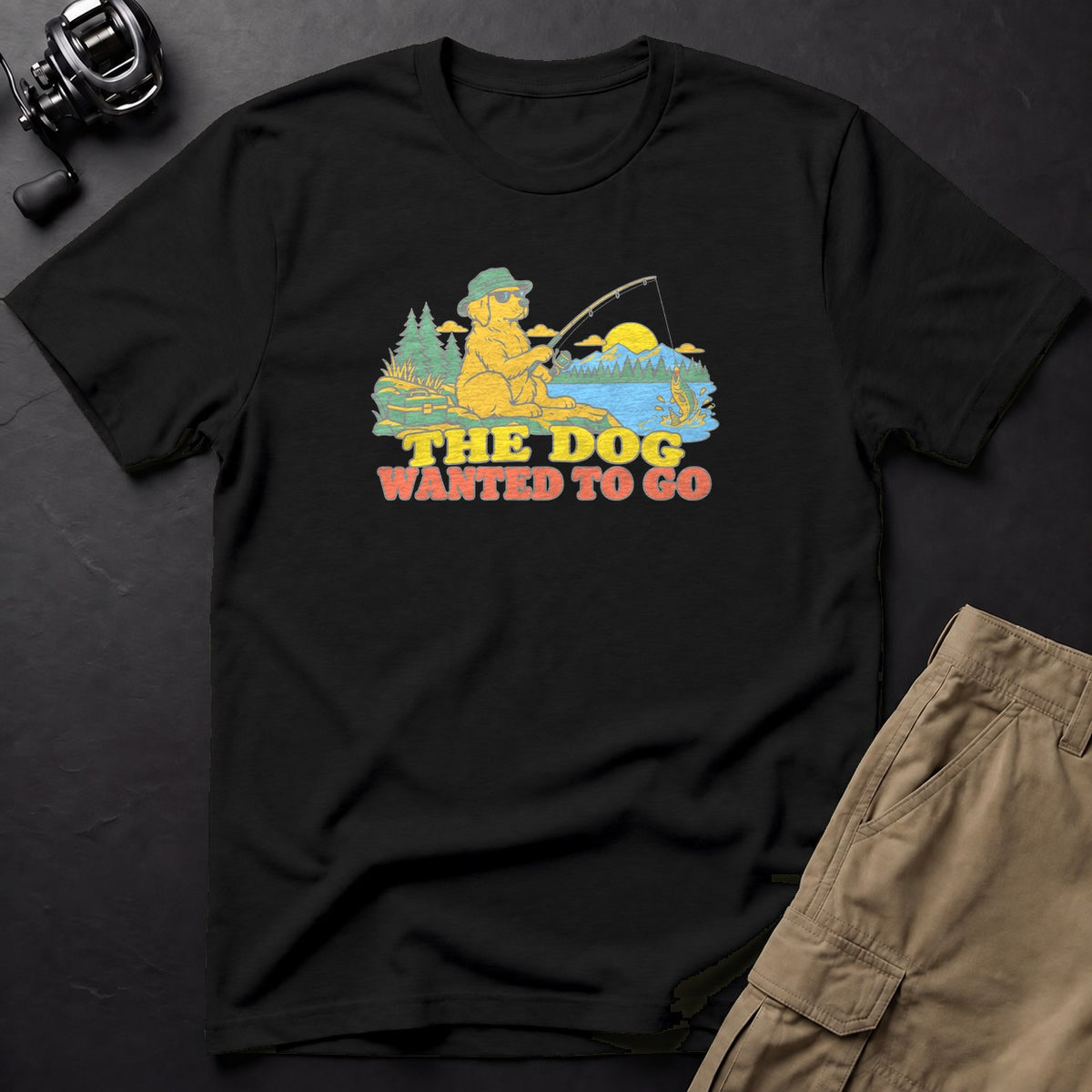 The Dog Wanted to Go T-Shirt — Black