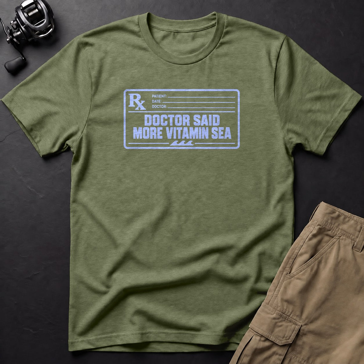 Doctor Said More Vitamin Sea T-Shirt — Moss