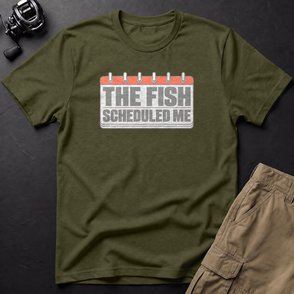 The Fish Scheduled Me T-Shirt — Sage