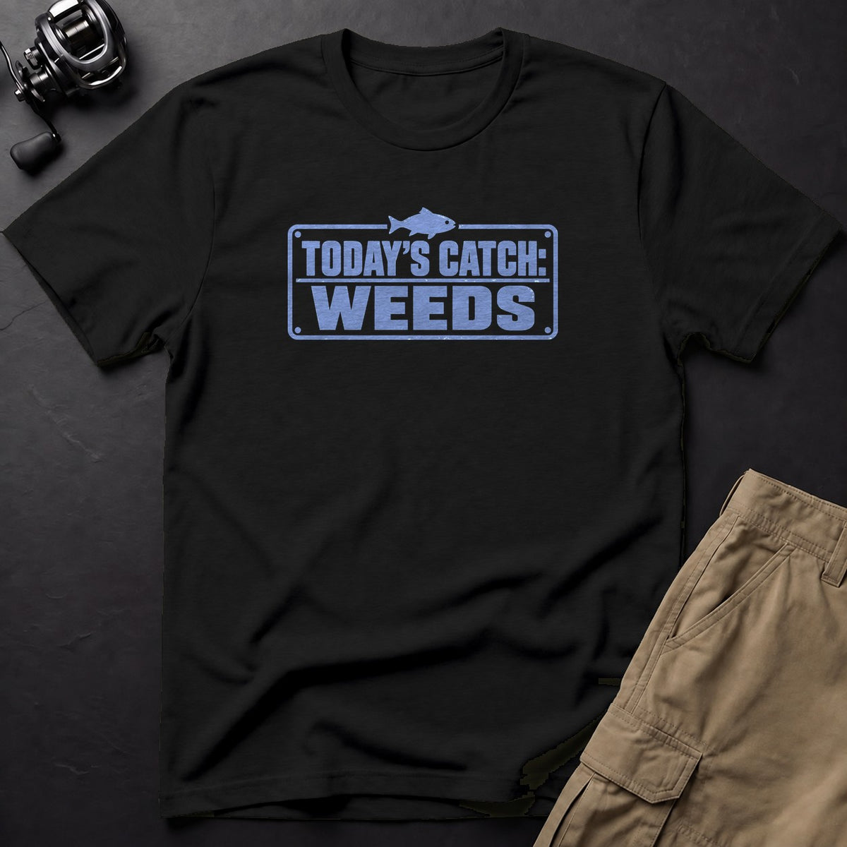 Today's Catch: Weeds T-Shirt — Black