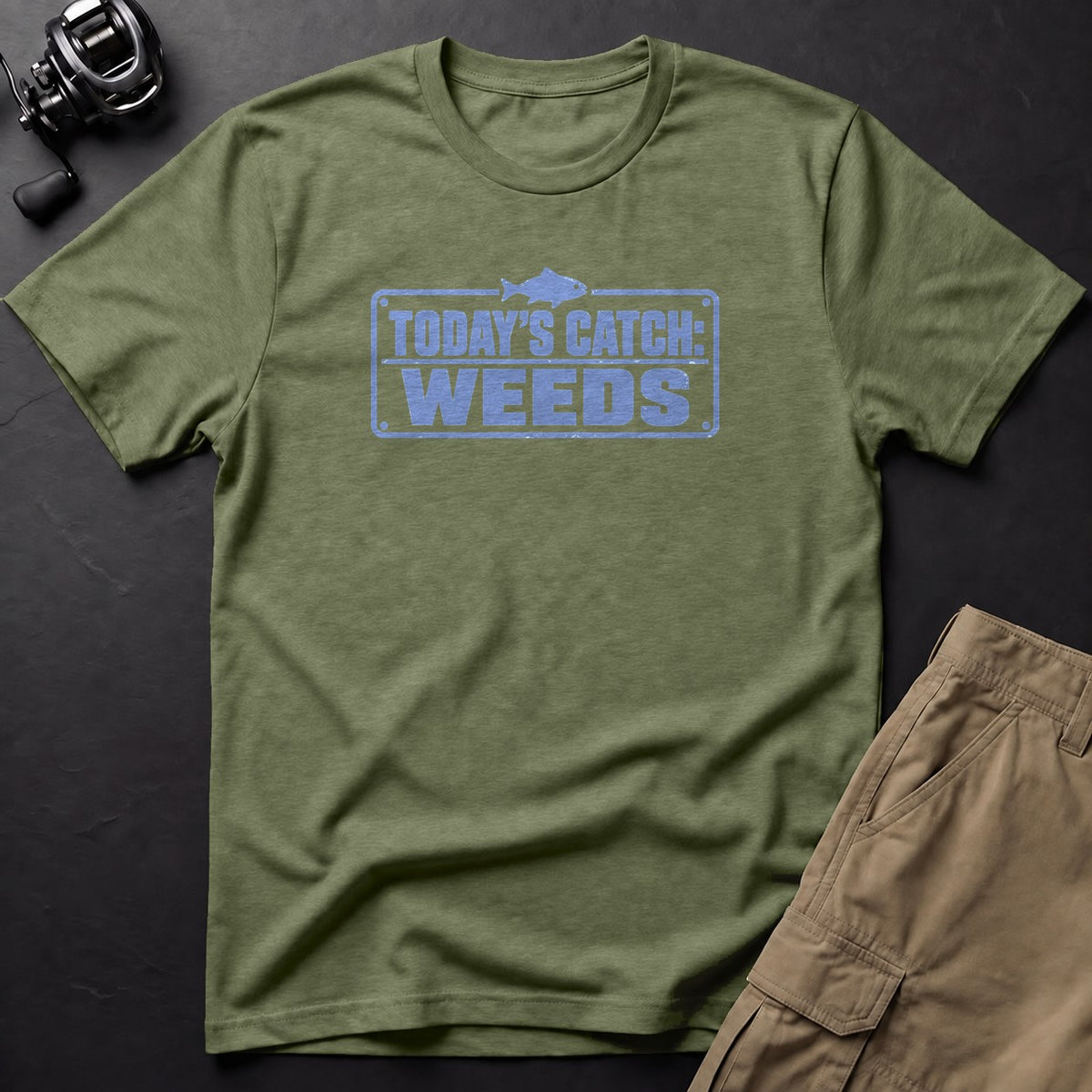 Today's Catch: Weeds T-Shirt — Moss