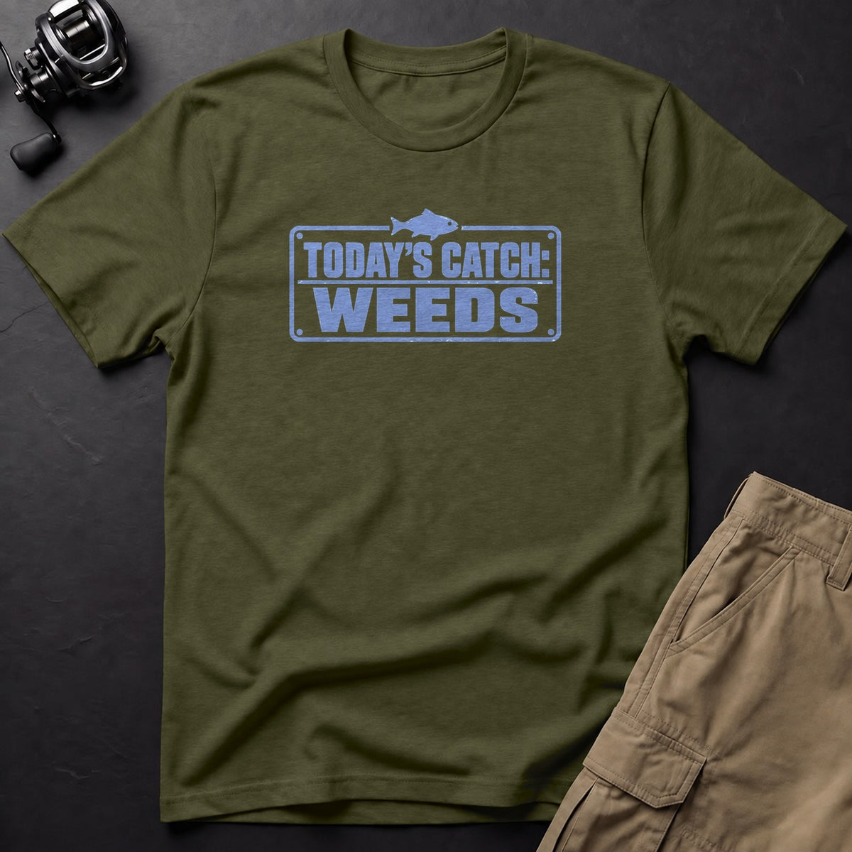Today's Catch: Weeds T-Shirt — Sage