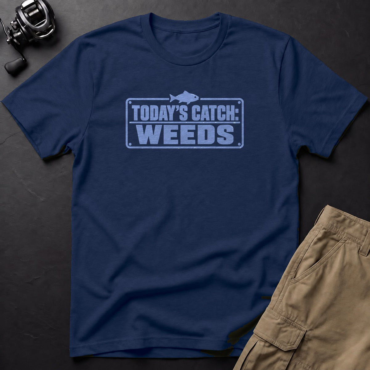 Today's Catch: Weeds T-Shirt — True Navy