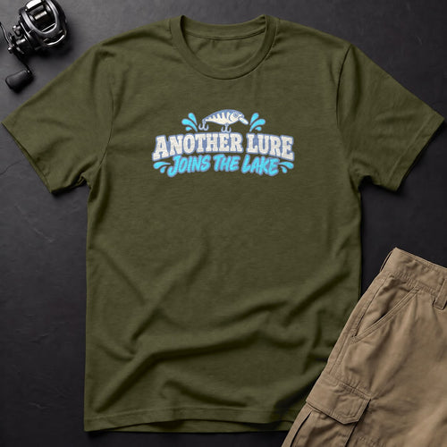 Another Lure Joins the Lake T-Shirt — Sage