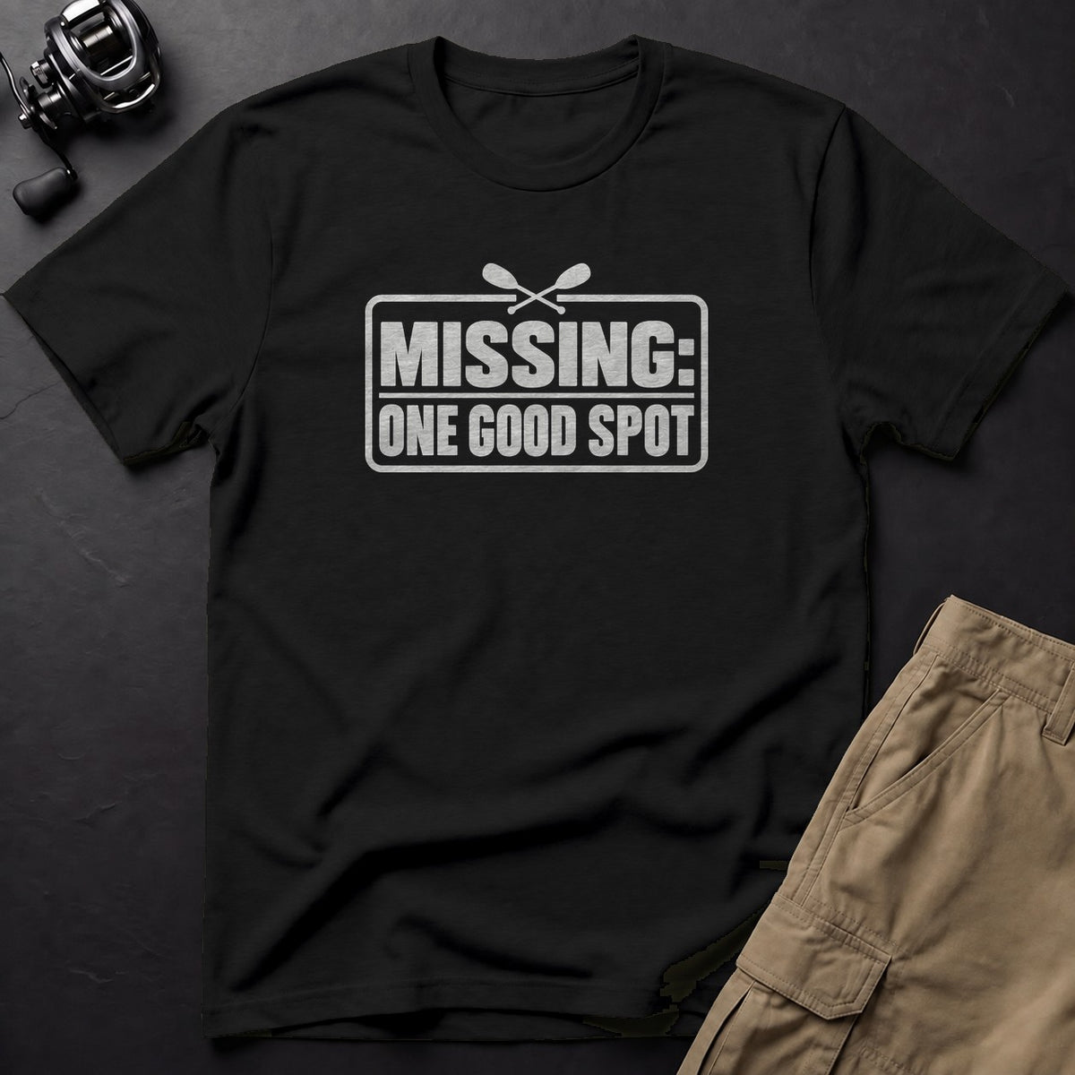 Missing: One Good Spot T-Shirt — Black