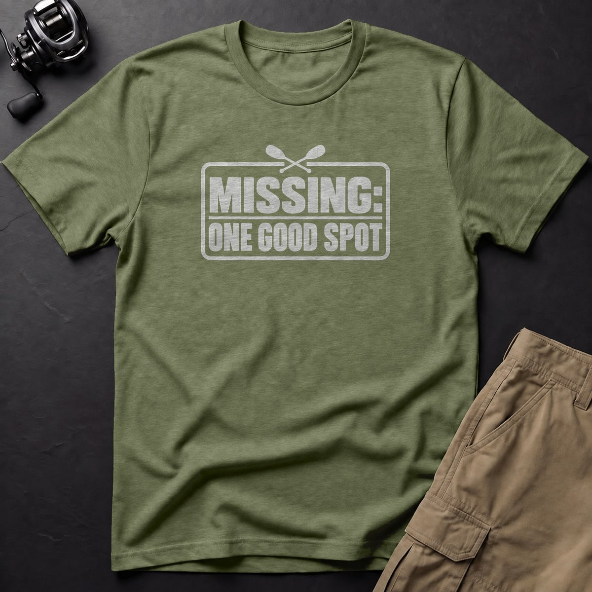 Missing: One Good Spot T-Shirt — Moss
