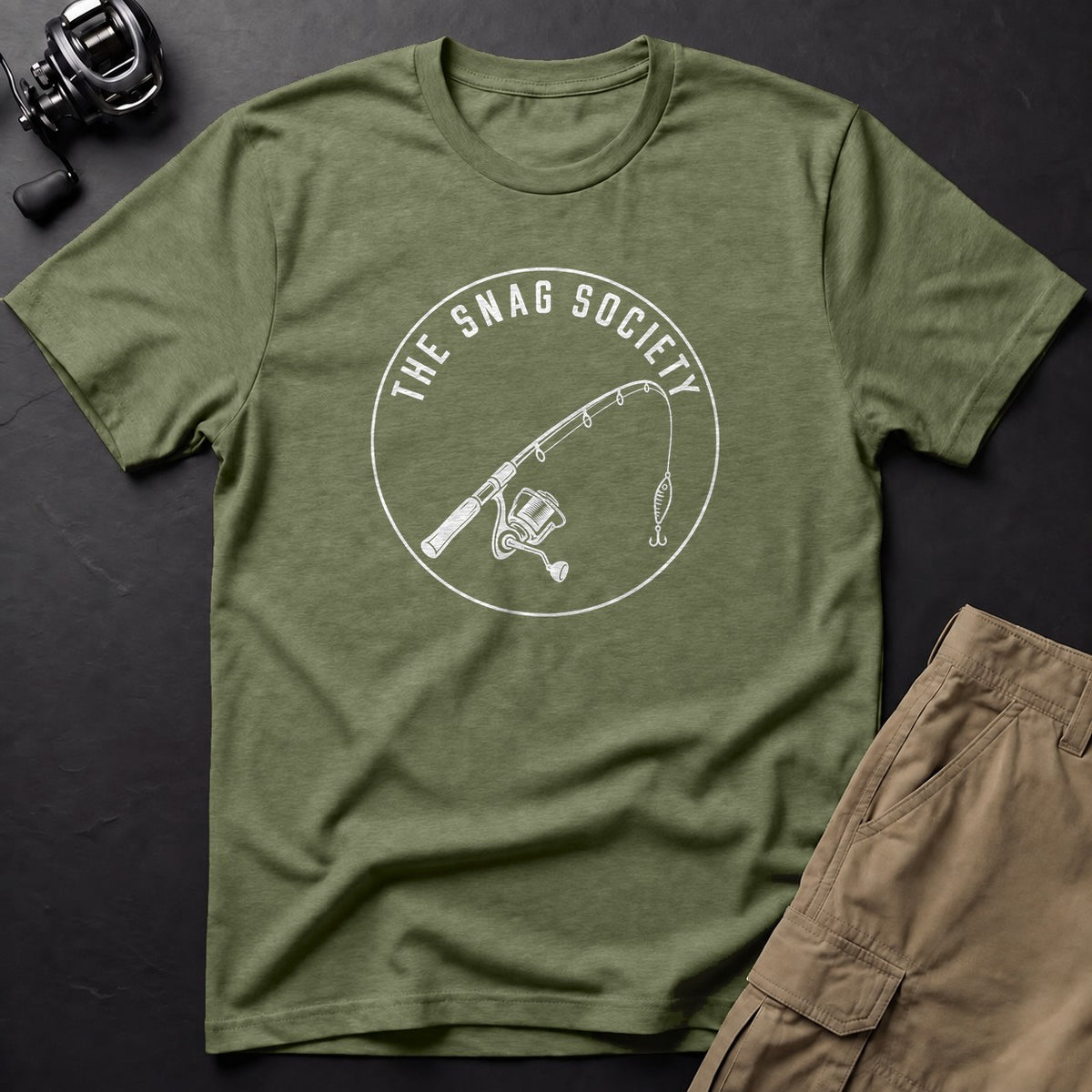 The Snag Society T-Shirt — Moss