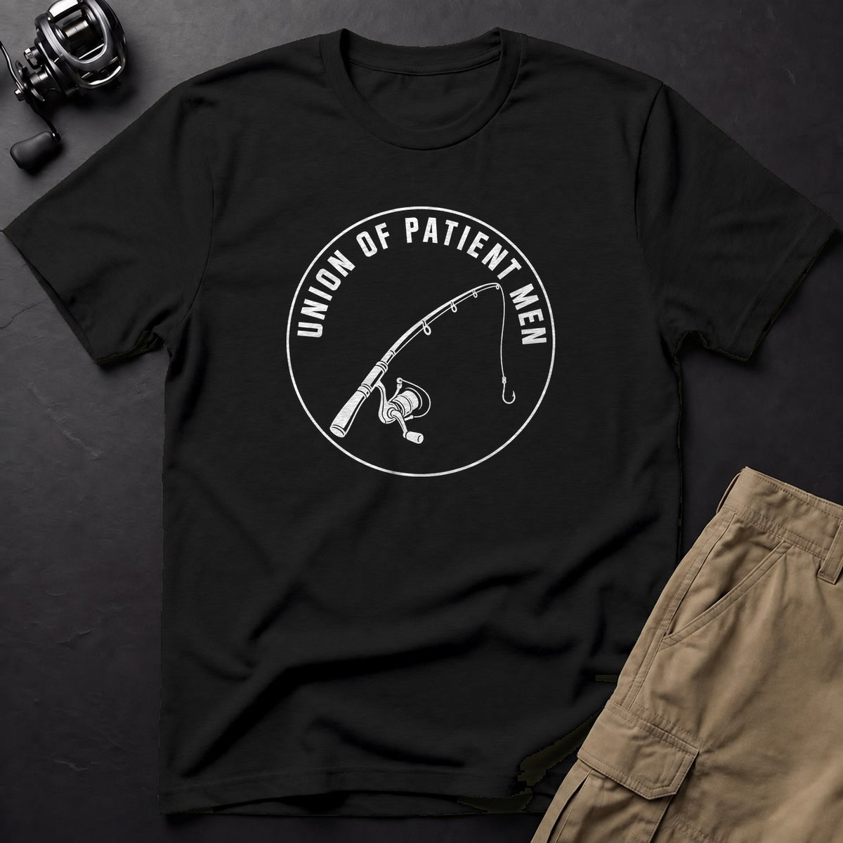 Union of Patient Men T-Shirt — Black