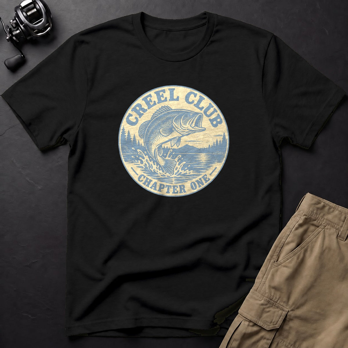Creel Club — Chapter One T-Shirt — Black
