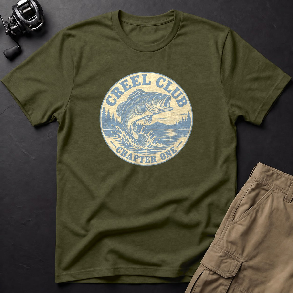 Creel Club — Chapter One T-Shirt — Sage