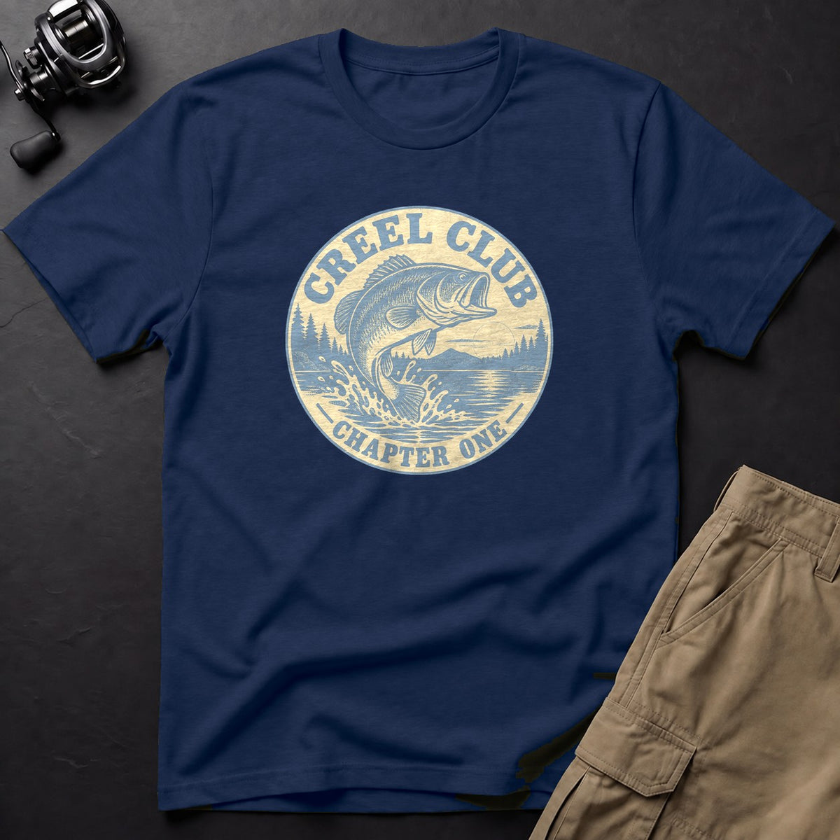 Creel Club — Chapter One T-Shirt — True Navy