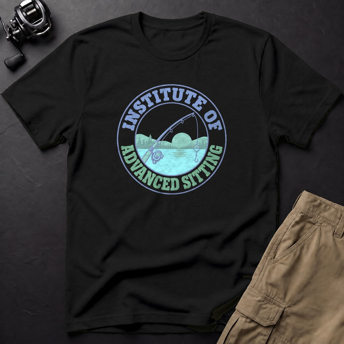 Institute of Advanced Sitting T-Shirt — Black