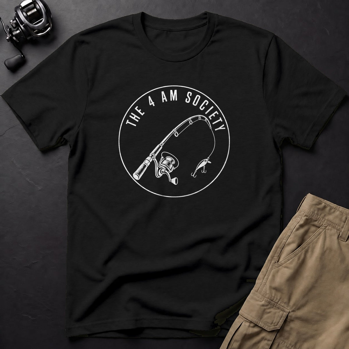 The 4 Am Society T-Shirt — Black