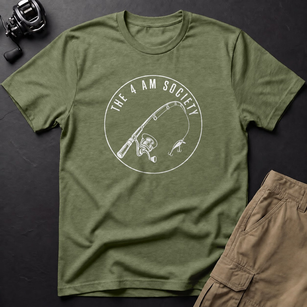 The 4 Am Society T-Shirt — Moss