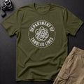 Department of Tangled Lines T-Shirt — Sage