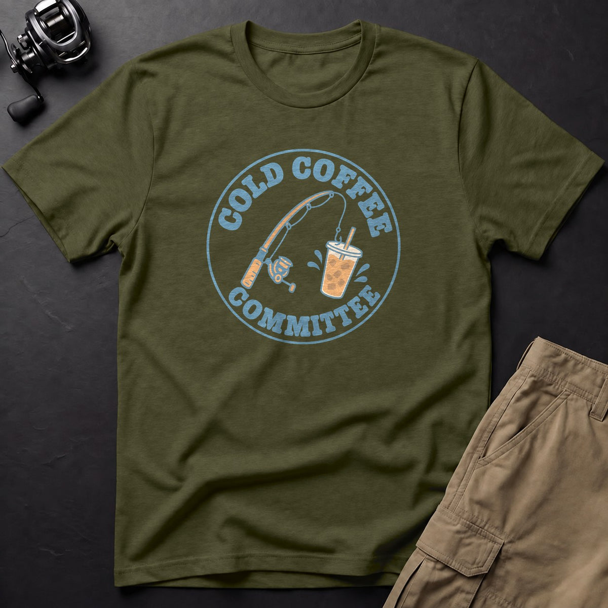 Cold Coffee Committee T-Shirt — Sage