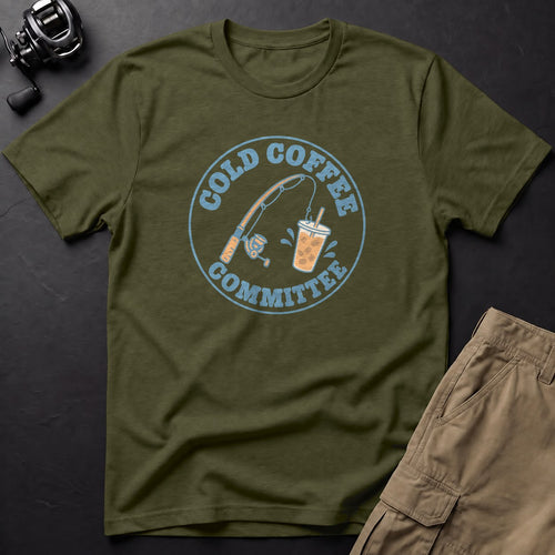 Cold Coffee Committee T-Shirt — Sage