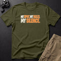 My Spot. My Rules. My Silence. T-Shirt — Sage