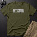 Antisocial Until the Bite Starts T-Shirt — Sage
