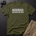 Reserved: One Man, One Rock T-Shirt — Sage