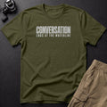 Conversation Ends at the Waterline T-Shirt — Sage