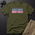 Dad's Boat, Mom's Rules T-Shirt — Sage